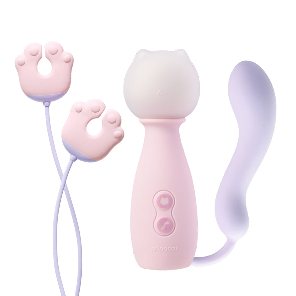 【popocat】貓貓錘AV棒|療癒系喵造型|另有延展配件多重玩法