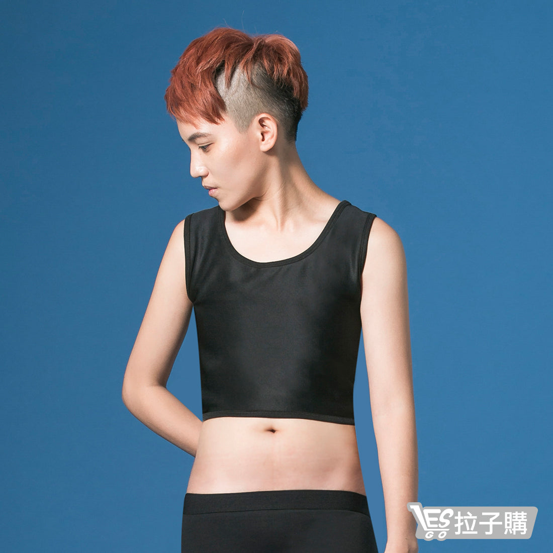【Big-T】Advocating texture, healthy and happy bamboo charcoal bust corset (black)