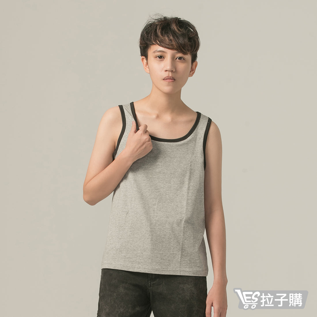 【Big-T】One-piece full-body corset for easy outing (grey)