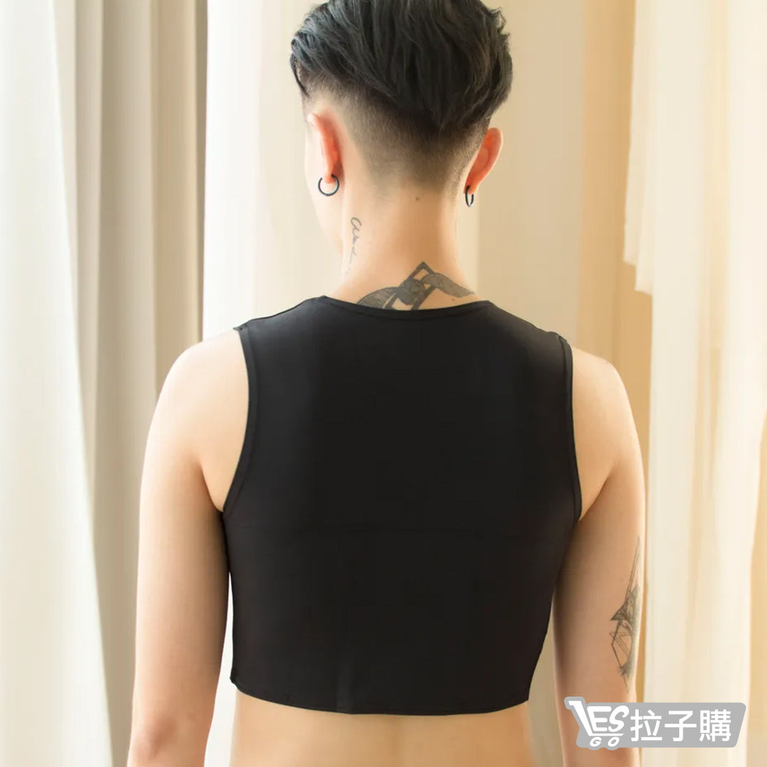 【Heroine.】FitMe排扣束胸(黑)