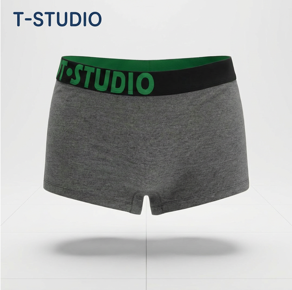 【T-STUDIO】STAR系列 | 綠頭透氣棉平口褲