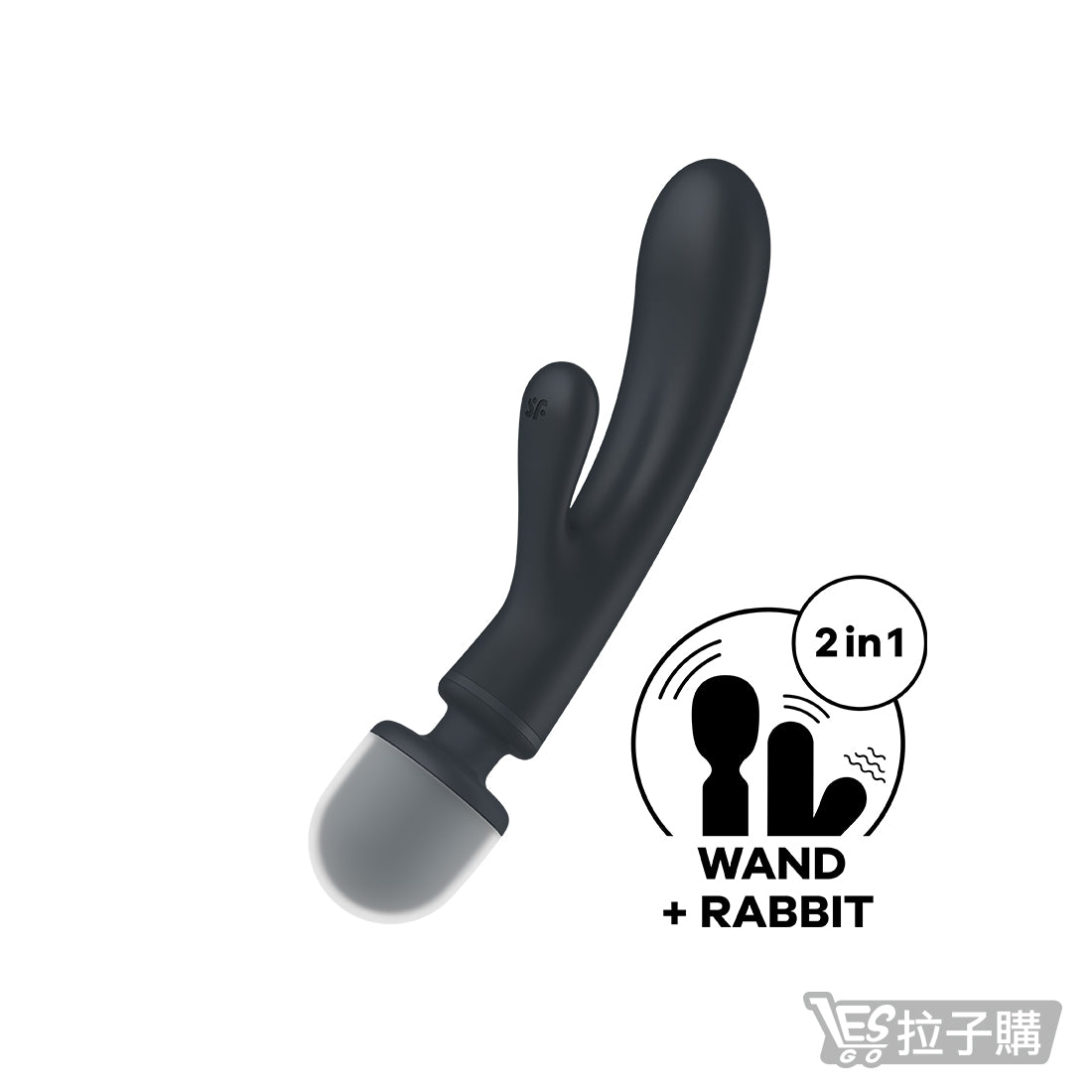 【德國 Satisfyer】Triple Lover 兔耳 雙頭按摩棒