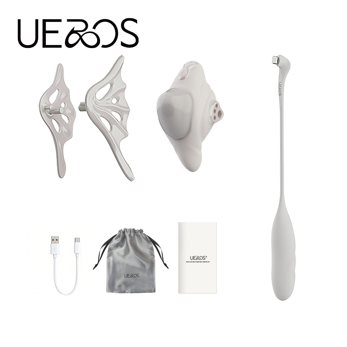 【UEROS】小海螺吸吮入體按摩棒|夾腿固定 解放雙手|多種組合深層震盪