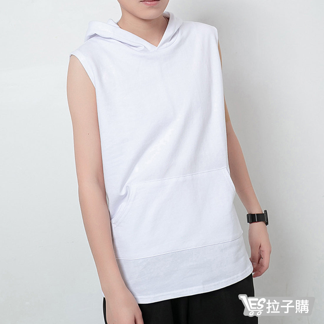 【ZeroBra】Sleeveless Hat T-Row Hook Outer Wear Corset (White)
