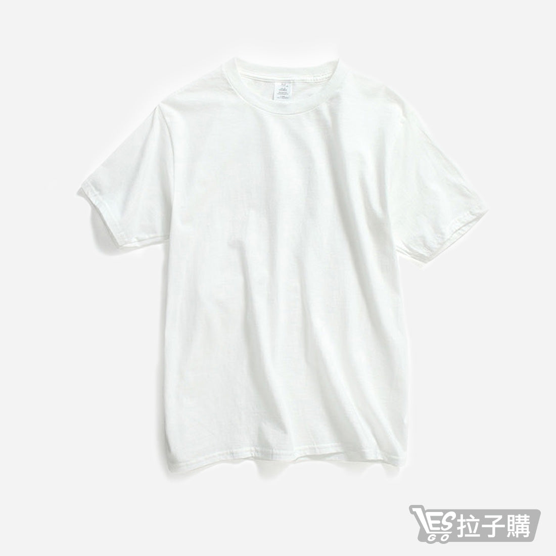 【LESGO】日系無印風210g加厚純棉TEE ❘ 白色 ❘