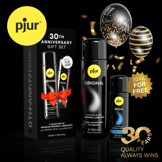 【德國pjur 碧宜潤】30週年“限量”潤滑禮盒組(100ml+30ml)