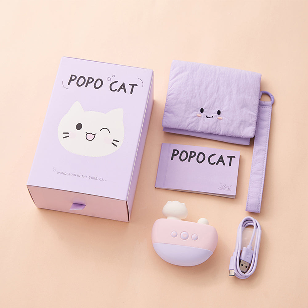 【popocat】吸吮震動器｜療癒系喵造型｜另有延展配件多重玩法