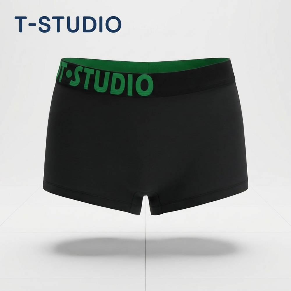 【T-STUDIO】STAR系列 ｜ 綠頭透氣棉平口褲