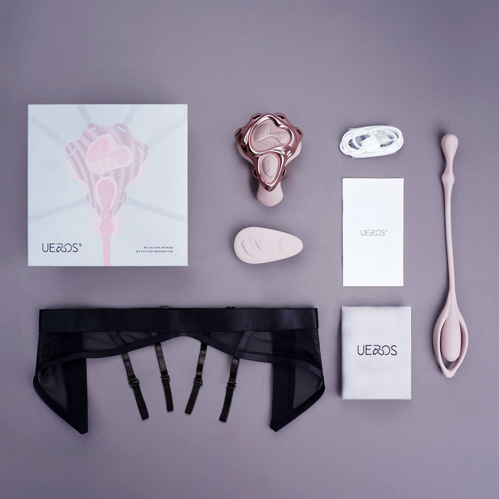 【UEROS】小水母穿戴震動器｜可拆多用 超輕 超靜 超隱形｜無線遙控