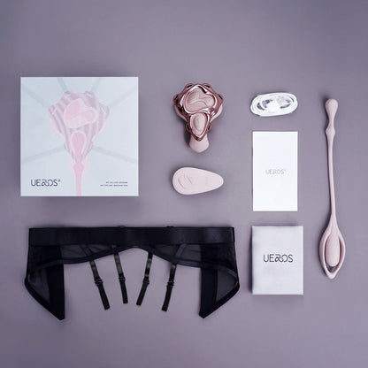 【UEROS】小水母穿戴震動器｜可拆多用 超輕 超靜 超隱形｜無線遙控