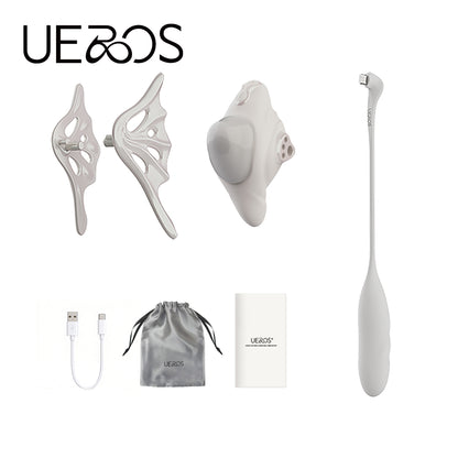 【UEROS】小海螺吸吮入體按摩棒｜夾腿固定 解放雙手｜多種組合深層震盪